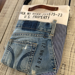 デニムリメイク。ショルダートートバッグ。新作