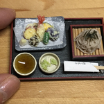 天ざるセット ミニチュア