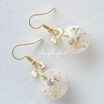 sale価格♥circle*ribbonイヤリング(ピアス)