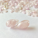 クンツァイト 桜貝のpierce