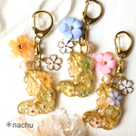 お花たっぷり♡ラプンツェルキーホルダー