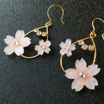 桜雫＊ピアスorイヤリング*。・ﾟ・＊