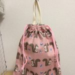 体操着入れやお着替え袋などに便利な持ち手つき巾着☆再販4☆