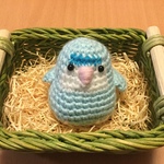 ゆきちゃんさま♡専用ページ: まんまるコザクラインコちゃん（水色）