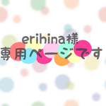 erihina様 専用ページです✴︎.☆