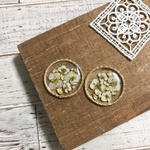 押し花flowerサークルピアス＊イヤリング