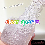 スライム Sサイズ clear quartz slime