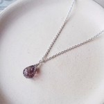 エレスチャルクォーツのひと粒ネックレス