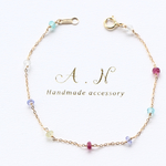 14kgf- multicolored gardenブレスレット