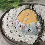 コロンと小さながま口 白