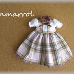 ピンクチェックのワンピース　　＊ブライス　blythe＊　