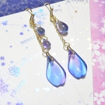 ☆夜桜の花びらピアス☆
