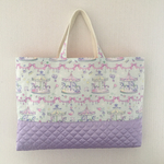 snugglefafa様用☆【新作】ゆめかわ🎀ミント色のユニコーン柄レッスンバッグ