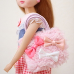リカちゃん 服 ★送無★リカちゃんにぴったりなふわもこバッグ♡①