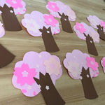 桜の木  壁面