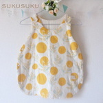 ＊sanmamifuさま専売品＊０歳〜４歳頃まで使える６重ガーゼスリーパー＊ミモザドット＊ 再販16