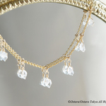 【14KGF Choker Necklace】-Gemstone,Dream Crystal, NY Herkimerdiamond-