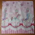 ランチクロス＜43×43cm＞メリーゴーランド