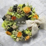 Spring color wreath　～春色のドライフラワーリース#2～ 