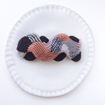 【受注制作】patchwork wave (pinkBR)バレッタ
