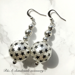 500円♡大ぶり スター×シルバーピアス/イヤリング