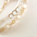 white&ecru 2連ブレス