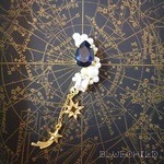 流れ星イヤーカフ -群青-