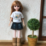 リカちゃん ブライスサイズ デニムスカート