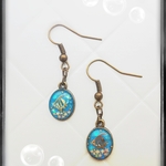 お魚と星砂のピアス