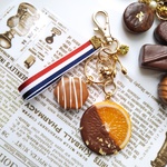 チョコ&オランジェのバッグチャーム