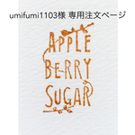 umifumi 1103様　専用注文ページ