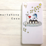 スマホケース 北極動物  イラスト