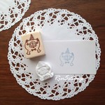 パグくん　消しゴムはんこ