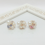 フラワービジューピアス