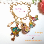 らいときゃんでぃ×シャラシャラすたぁキー コラボ バッグチャーム