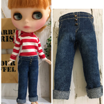 ブライス&リカちゃん👖デニムパンツ