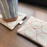 刺し子のコースター