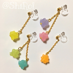 3色×金平糖【ノンホールピアス】
