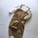 〔90/100/110/120〕　オーバーオール　beige