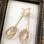 再再…再販♡クリアアンティークピアス