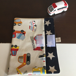 【再9販】手書き風☆働く車カトラリーケース