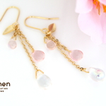 桜雨ピアス（イヤリング）