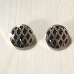 GOLD BLACK DESIGN ROUND BUTTON PARTS