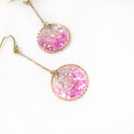 春のピンクグラデーション レジン ハンドメイド