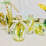 再販ミモザの風💛🌿ハーバリウムシトリンドロップ🍋