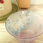 【受注生産】-舞い桜-天開ぐい呑み ピンクブルー