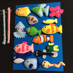 フェルトの魚つりセット