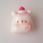 限定*さくら杏仁くまさん ブローチ