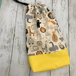 上靴入れ巾着タイプマチ有り