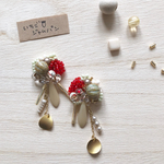 mel.bakery🍓いちごジャムパン イヤリング/チタンピアス